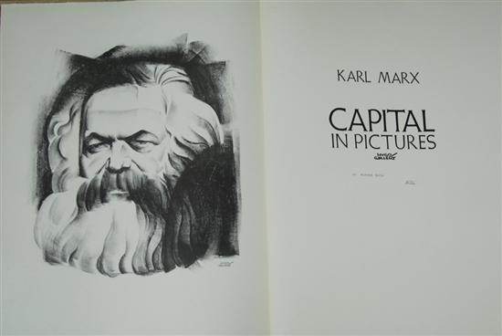 Appraisal: HUGO GELLERT American - KARL MARX CAPITAL IN PICTURES portfolio