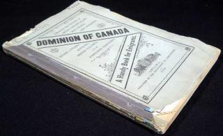 Appraisal: DOMINION OF CANADA A HANDY BOOK FOR EMIGRANTS Antique Canadian