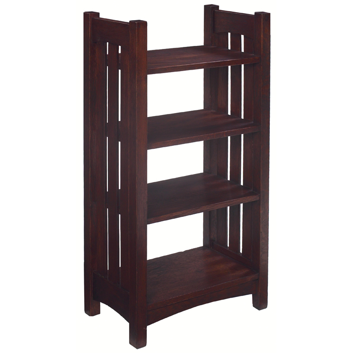 Appraisal: L and JG Stickley magazine stand four shelves with three