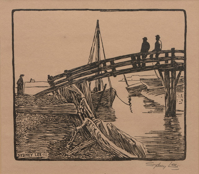 Appraisal: Sydney Lee British - The Bridge Walberswick signed in pencil