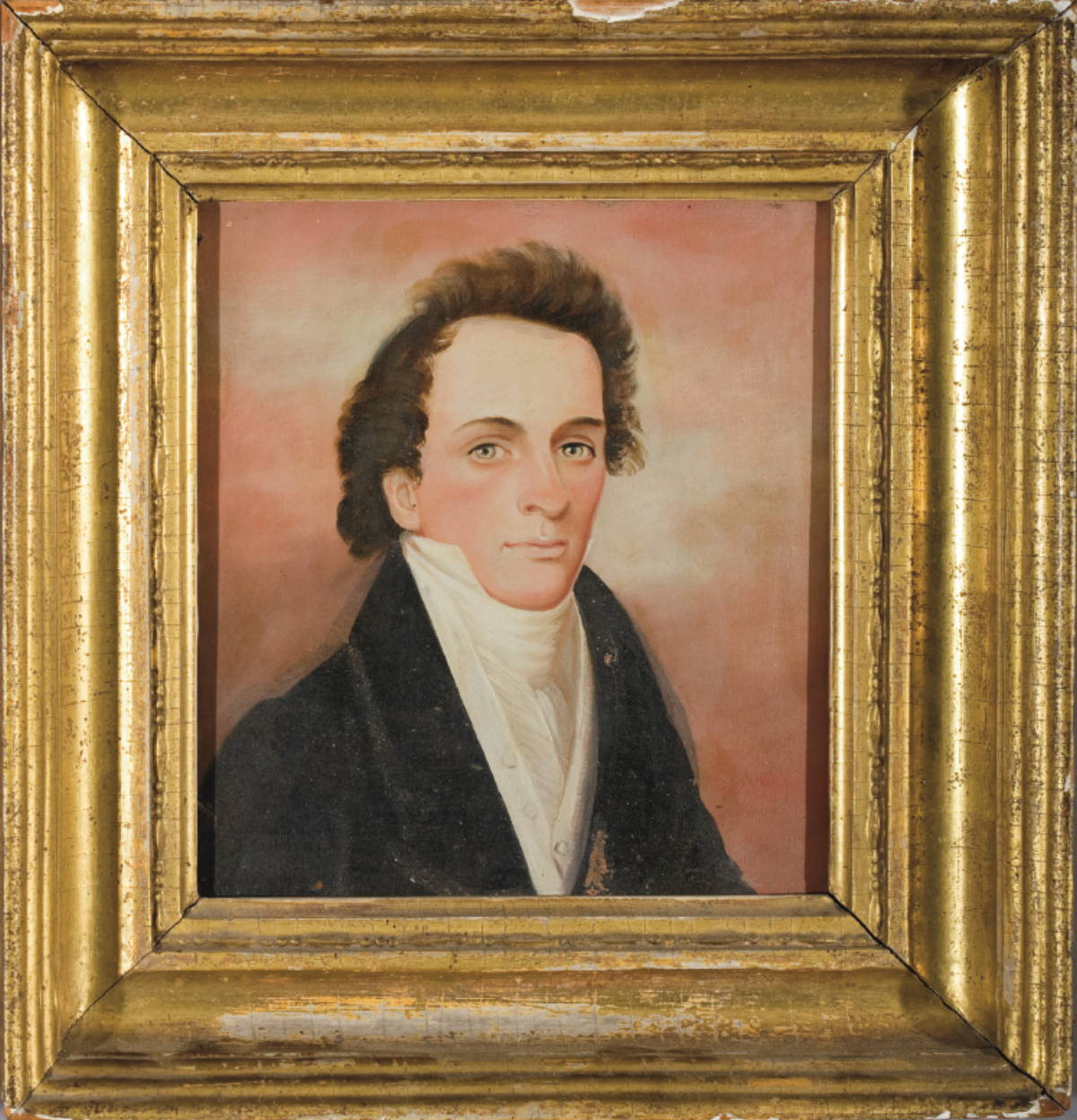 Appraisal: PORTRAIT OF A YOUNG GENTLEMAN AMERICAN SCHOOL NINETEENTH CENTURY Oil