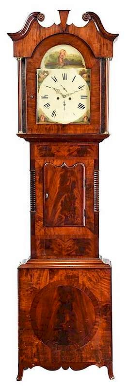 Appraisal: Georgian Mahogany Tall Case Clock probably Scottish th century dial