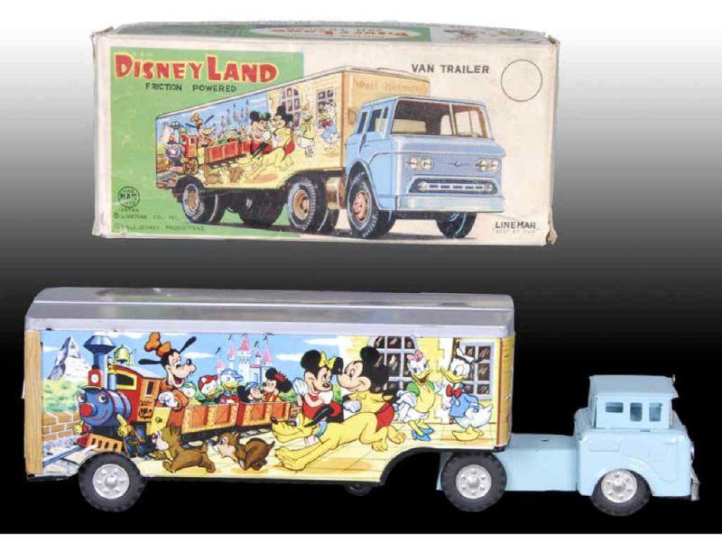 Appraisal: Linemar Tin Walt Disney Disneyland Van Trailer T Description ''