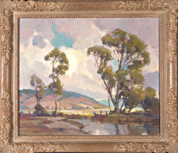 Appraisal: Orrin Augustine White American - Untitled Oil on board framed