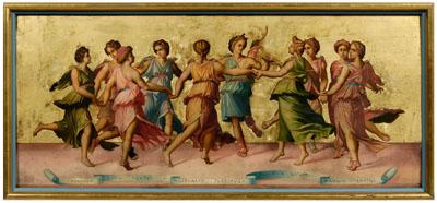 Appraisal: Painting after Baldassare Peruzzi the Dance of Apollo with the