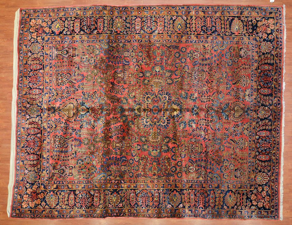 Appraisal: Antique Sarouk Carpet approx x Persia circa Condition Excellent condition