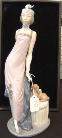 Appraisal: LLADRO FIGURINE - FLAPPER LADY