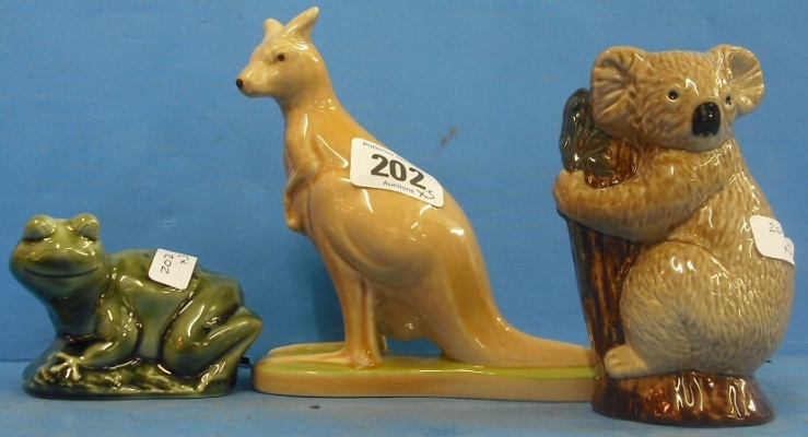 Appraisal: Wade Figures Australian Koala Bear Australian Kangaroo and Smiling Frog