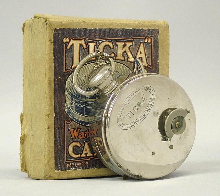 Appraisal: Ticka' watch pocket camera within original box with instructions