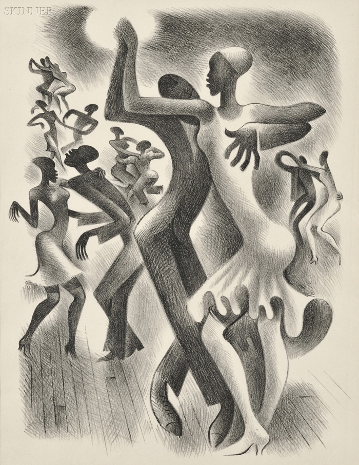 Appraisal: Miguel Covarrubias Mexican - The Lindy Hop published by American