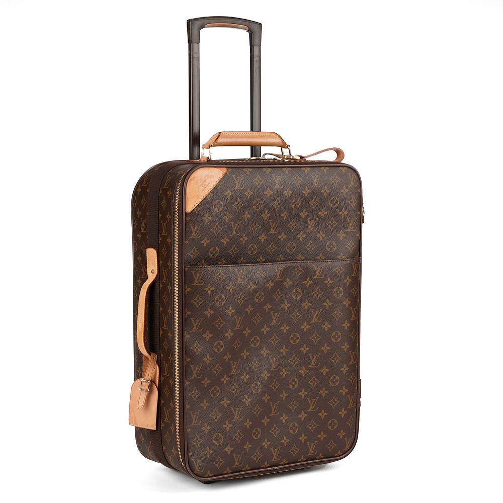 Appraisal: Louis Vuitton Rolling Suitcase Louis Vuitton France Rolling suitcase in