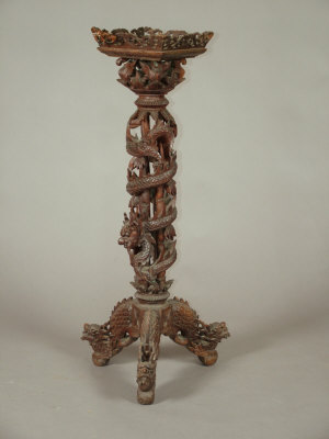 Appraisal: An Anglo Indian hardwood jardiniere stand early th century the