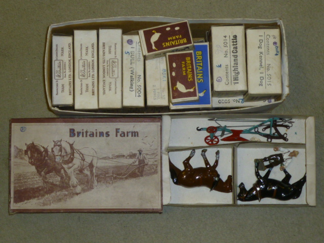 Appraisal: Seventeen Britains farm items all boxed comprising F General Purpose