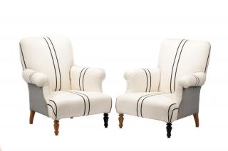 Appraisal: Joana Aranha Bunakara Fingerprint Armchairs Joana Arahna for bunakara Portuguese