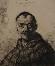 Appraisal: Van Rijn Rembrandt The First Oriental Head etching x mm