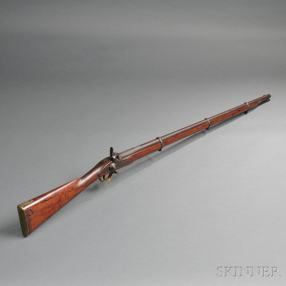 Appraisal: Model British Enfield Rifle-Musket c walnut stock with brass buttplate