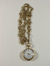 Appraisal: PENDANT WATCH - Lady's Edwardian pendant watch with white enamel