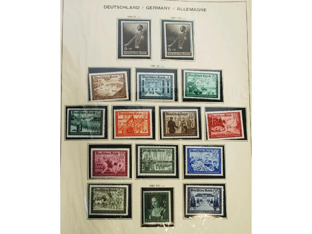 Appraisal: GERMANY - BLOCK RING BINDER with interesting ranges of Third