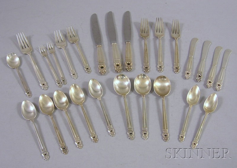 Appraisal: Approximately Twenty-six Pieces of an International Sterling Partial Flatware Service