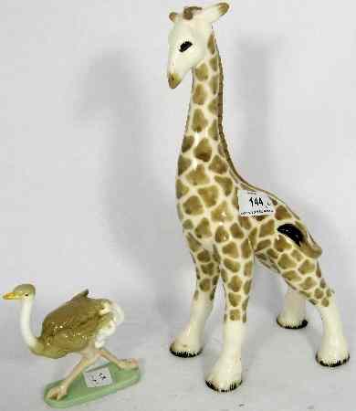 Appraisal: Coalport Vanhalen Model of an Emu And W R Midwinter