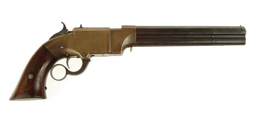 Appraisal: NEW HAVEN ARMS LARGE FRAME VOLCANIC PISTOL Cal SN Brass