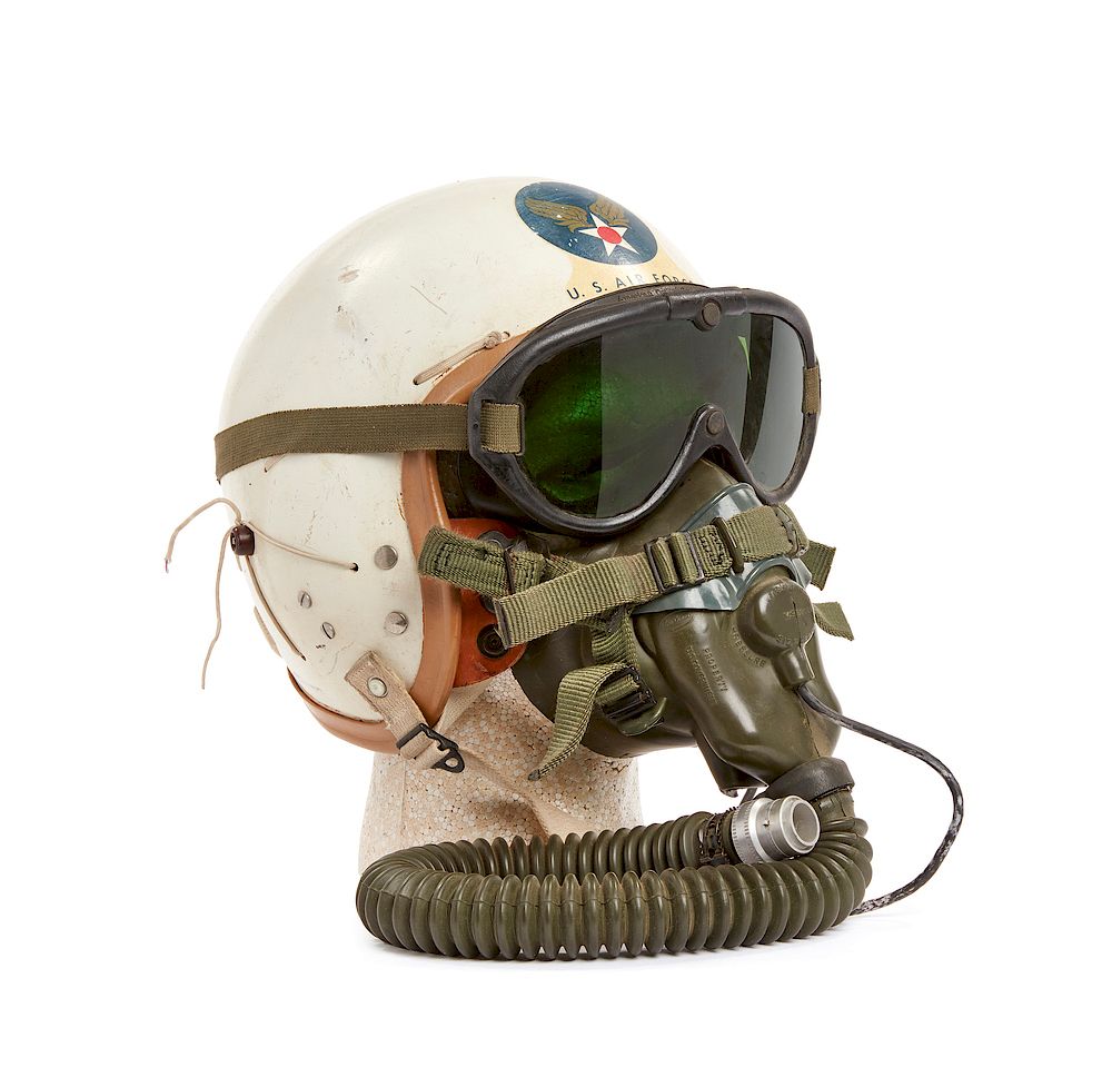 Appraisal: U S Air Force Flight Helmet by General Textiles Mills