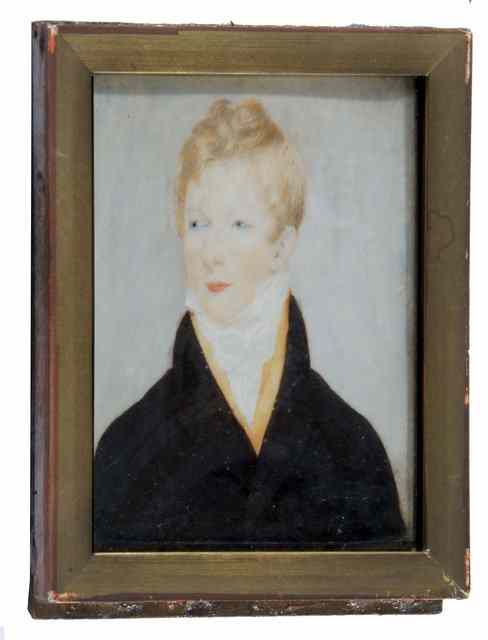 Appraisal: LATE TH EARLY TH CENTURY SCHOOLA portrait miniature of Charles