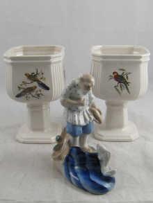 Appraisal: A mixed lot comprising a Soviet porcelain figure of an