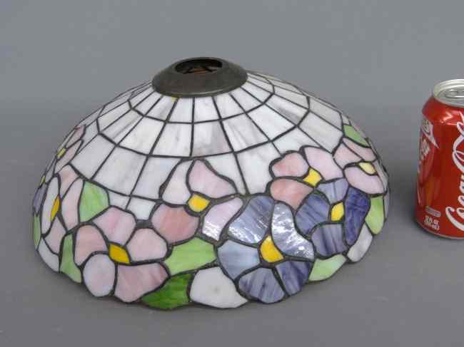 Appraisal: Stained glass lamp shade '' Diameter