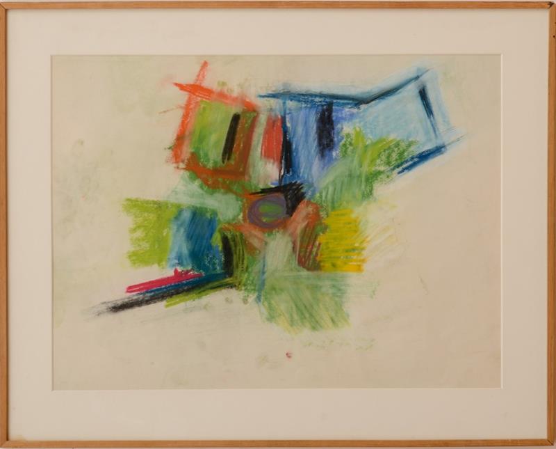 Appraisal: MELVILLE PRICE - UNTITLED Pastel on paper c - with