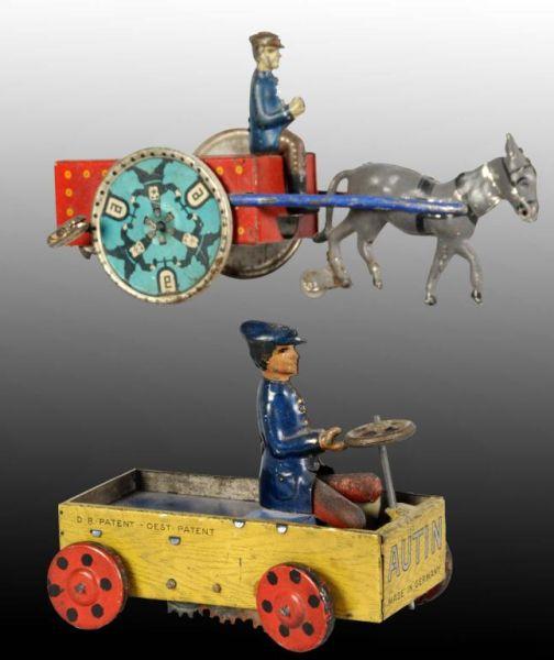 Appraisal: Lot of Tin Lehmann Wind-Up Toys Description German Includes a