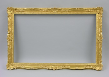 Appraisal: An American Impressionist Gilt Picture Frame A large ornamental picture