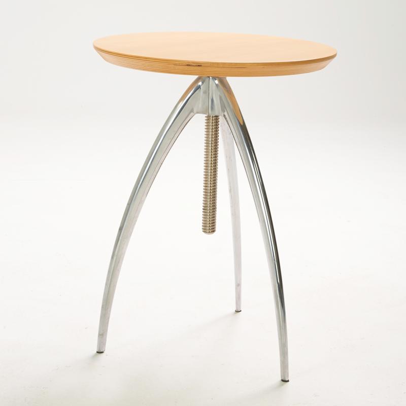 Appraisal: PHILLIPPE STARCK DRIADE Aleph adjustable side table Italy ca s