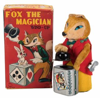 Appraisal: T N Fox the Magician Wind-Up Toy Japanese wind-up toy