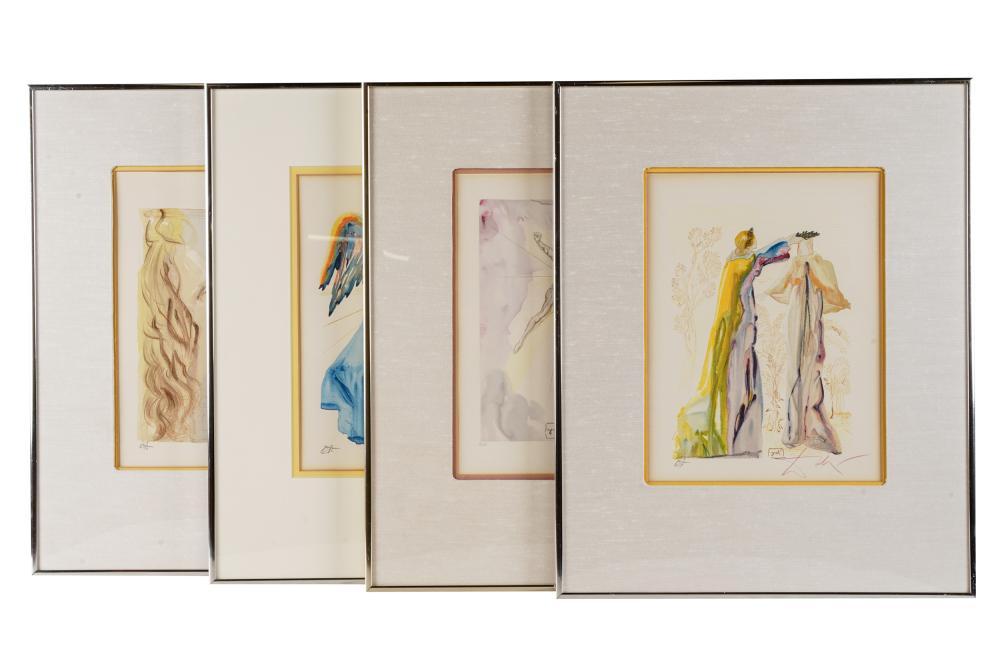 Appraisal: DIVINE COMEDY SERIESattributed to Salvador Dali each signed in plate