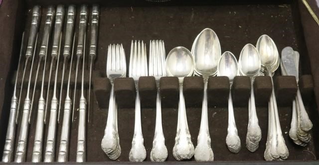 Appraisal: STERLING SILVER FLATWARE SET PCS SERVICE FOR MISSING ONE LUNCHEON