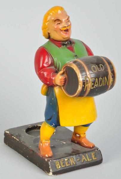 Appraisal: Plaster Old Reading Beer Advertising Figure s Condition Excellent Size