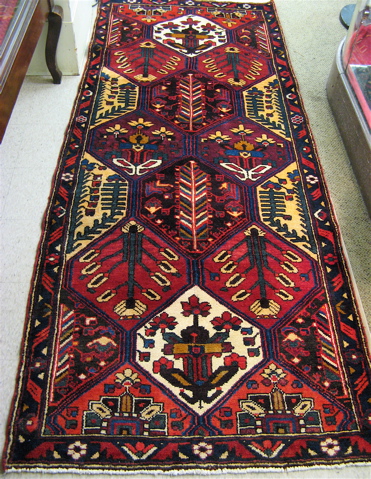 Appraisal: PERSIAN BAKHTIARI TRIBAL AREA RUG Chahar Mahal or Bakhtiari Provinces