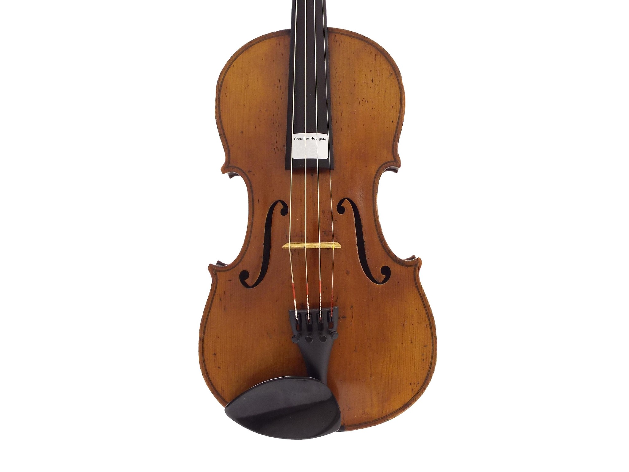 Appraisal: Violin bearing the trade label of Thomas Craig of Aberdeen