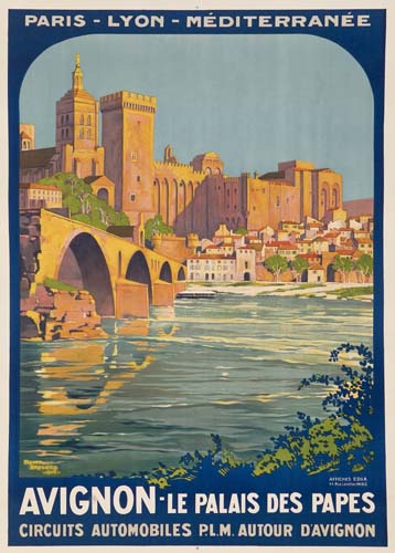 Appraisal: RODGER BRODERS AVIGNON x inches Affiches Edia Paris Condition A