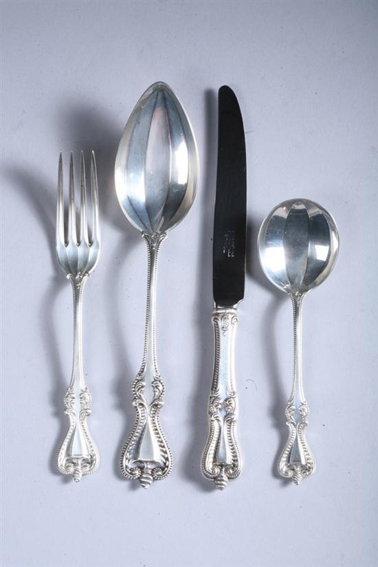 Appraisal: -PIECE TOWLE STERLING SILVER FLATWARE SERVICE Old Colonial pattern Service