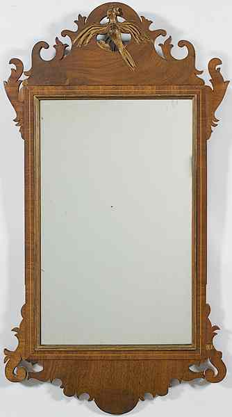 Appraisal: Chippendale-style Mirror Late th century a Chippendale-style mirror in mahogany