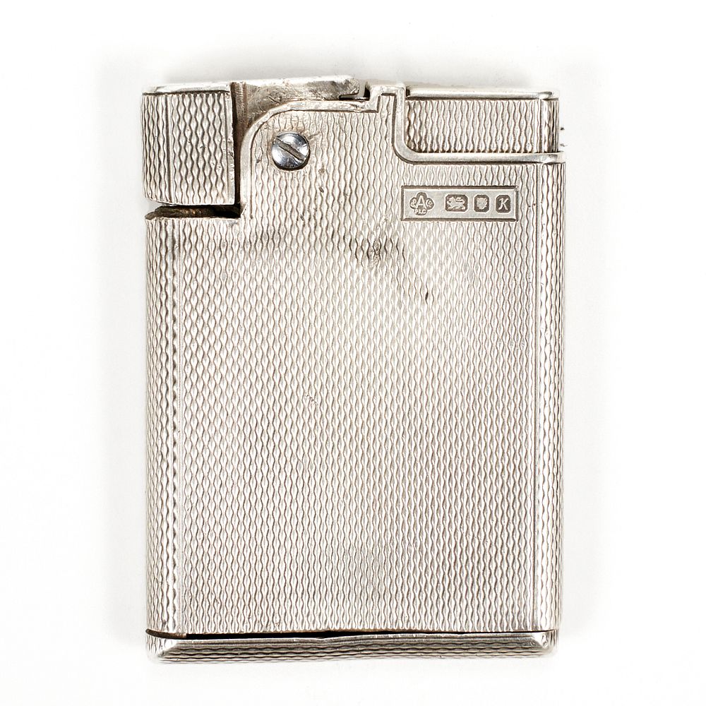 Appraisal: Rare Asprey Solid Sterling Silver Gas Lighter Asprey London United