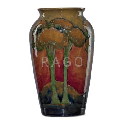 Appraisal: MOORCROFT Eventide vase England - Stamped Moorcroft Made in England