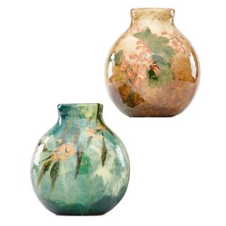 Appraisal: MARY LOUISE McLAUGHLIN Two small vase MARY LOUISE McLAUGHLIN -