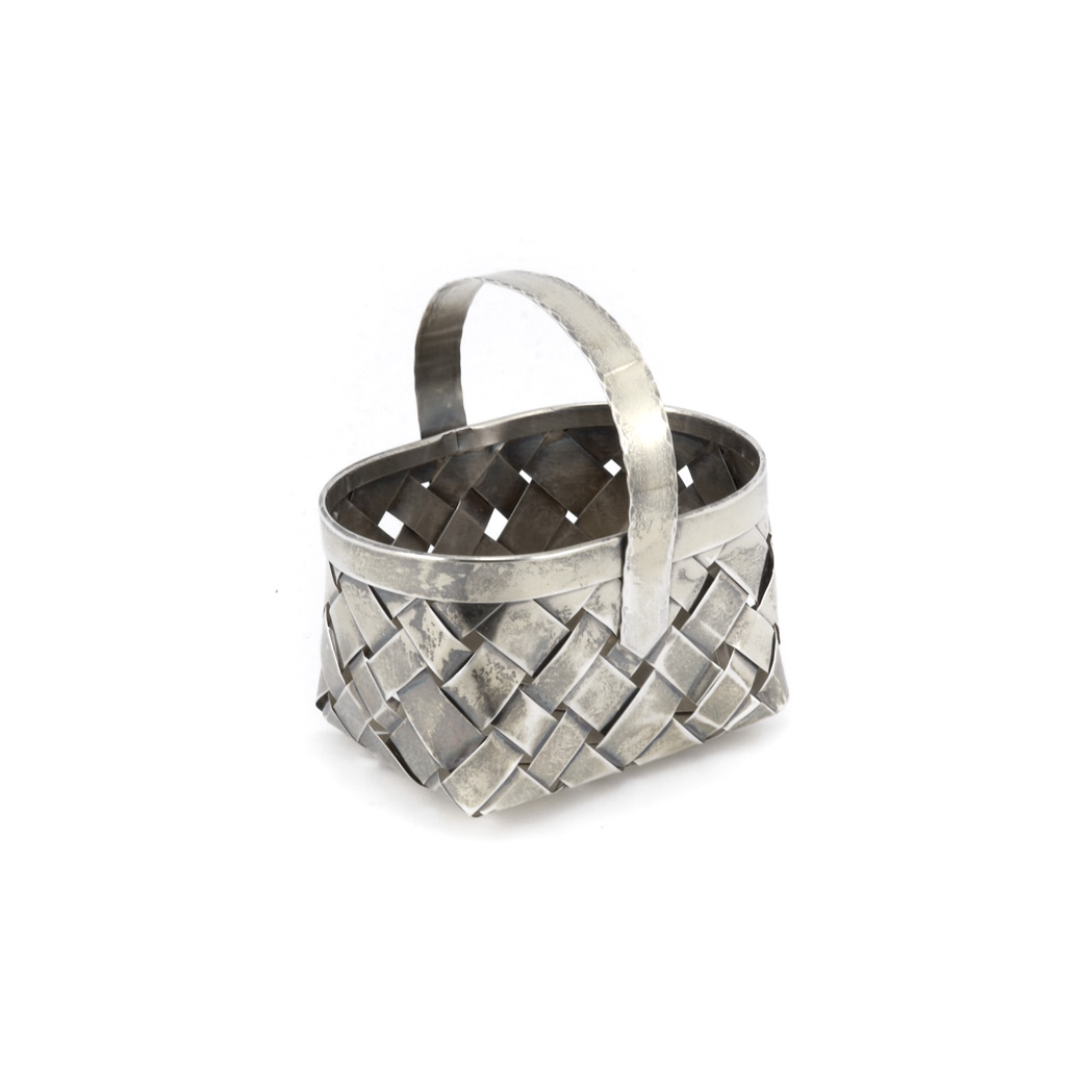 Appraisal: Cartier Sterling Silver Basket Length inches ounces