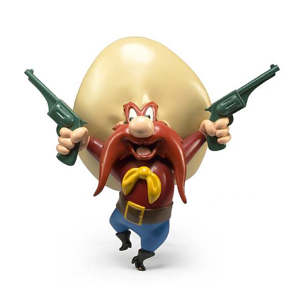 Appraisal: A Yosemite Sam 'life-size' figurine s Made of fiberglass and