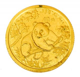 Appraisal: CHINESE GOLD PANDA COIN OUNCE GOLD Chinese gold panda coin