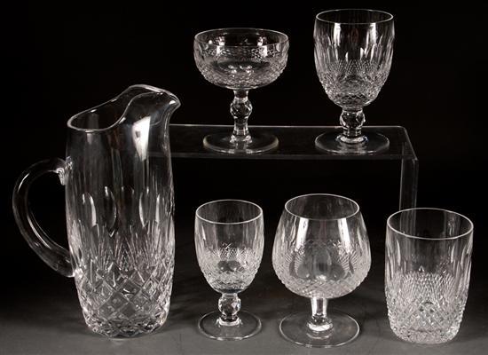 Appraisal: Waterford crystal -piece partial stemware service in the Colleen pattern