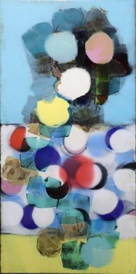 Appraisal: Mark Sawicki and Stefan Knapp British - Abstract enamel on